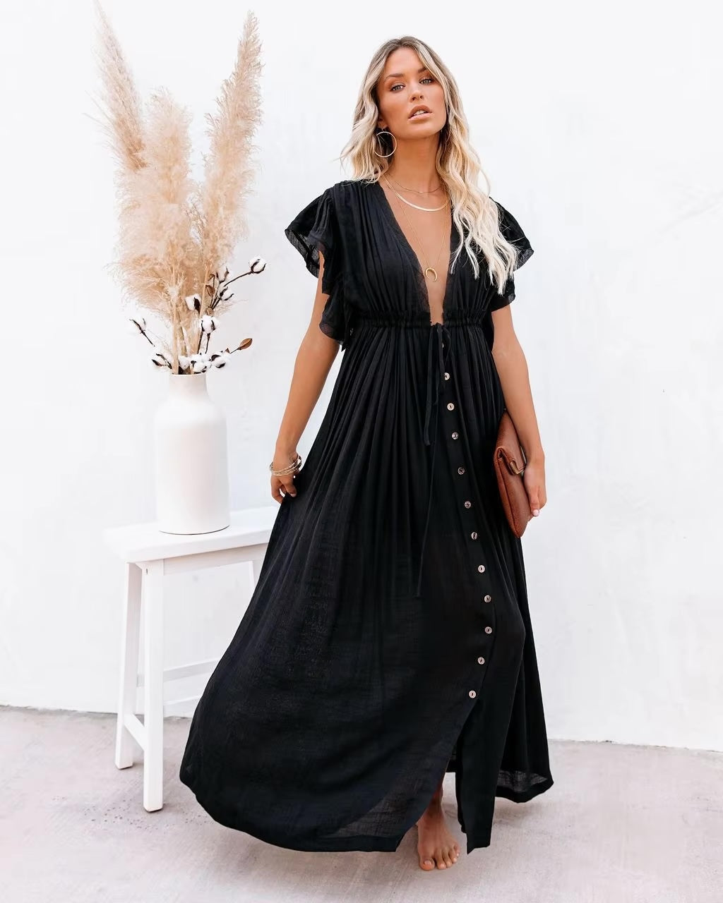 Eve Maxi Dress - Black