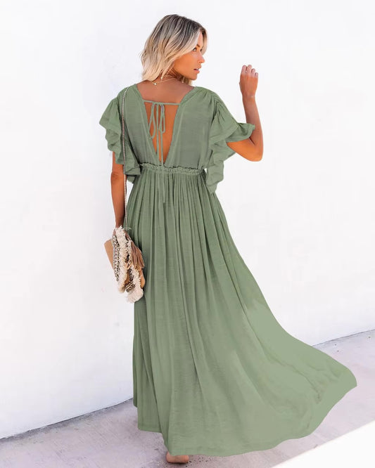 Eve Maxi Dress - Light Green