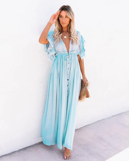 Eve Maxi Dress - Light Blue