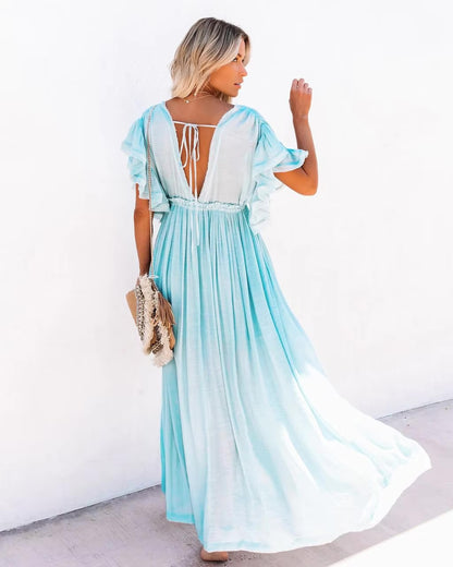 Eve Maxi Dress - Light Blue