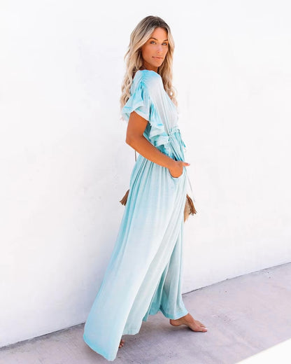 Eve Maxi Dress - Light Blue